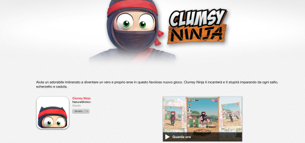 Video Clumsy Ninja