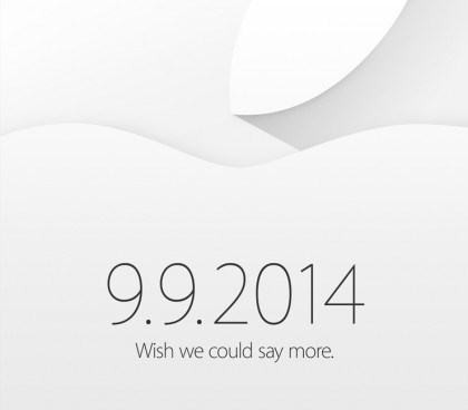 Invito evento Apple 9 settembre - Fonte: The Loop