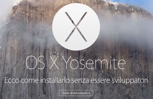 Guida OS X Yosemite AmiciApple