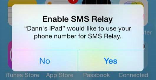 SMS Relay - Fonte: 9to5Mac