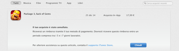 Rimborso App Store 2