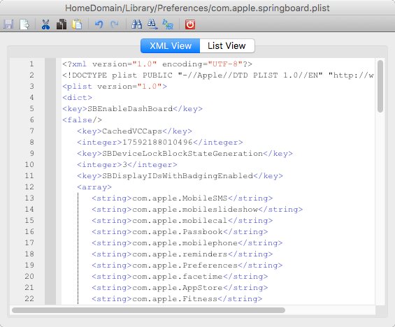 com.apple.springboard.plist edited slide to unlock ibackupbot