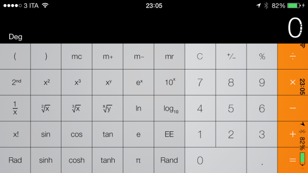 bug ios7 beta 2 calcolatrice