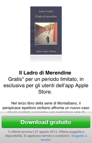 il ladro di merendine apple store