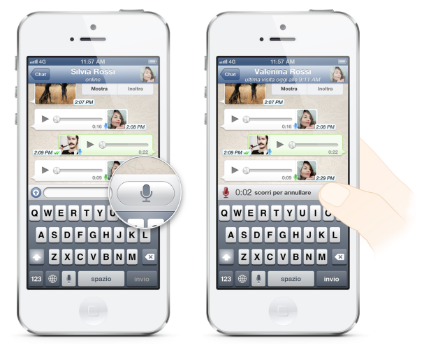 whatsapp messaggi vocali