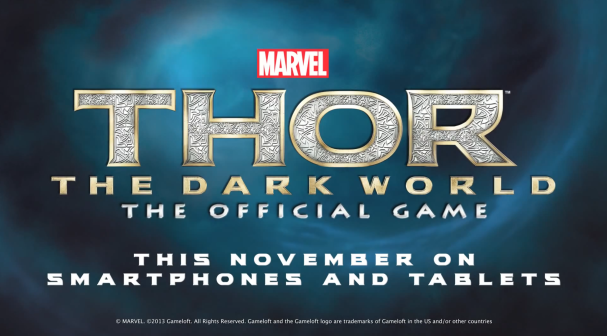 Gameloft rilascia il primo trailer di Thor The Dark World