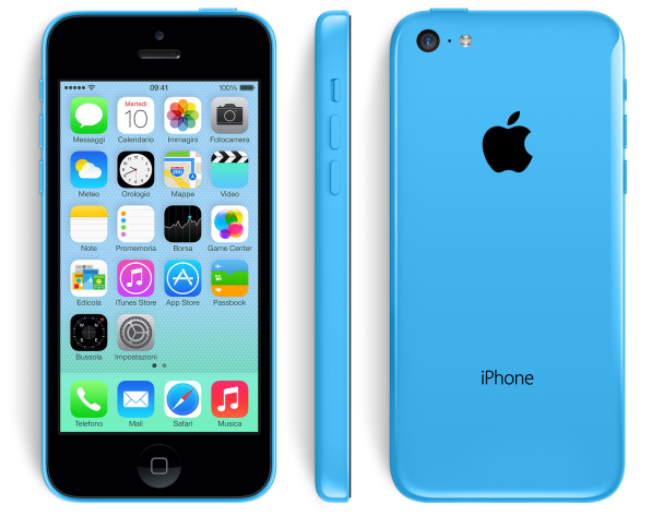 iPhone 5C blu