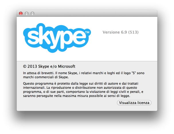 skype 6.9 mac