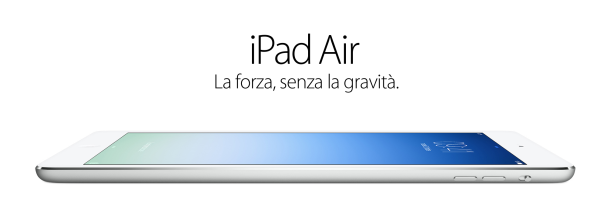 iPad Air - la forza, senza gravità