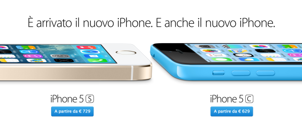 iPhone 5s - 5c - prezzi