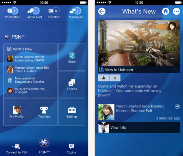 PlayStation App ios