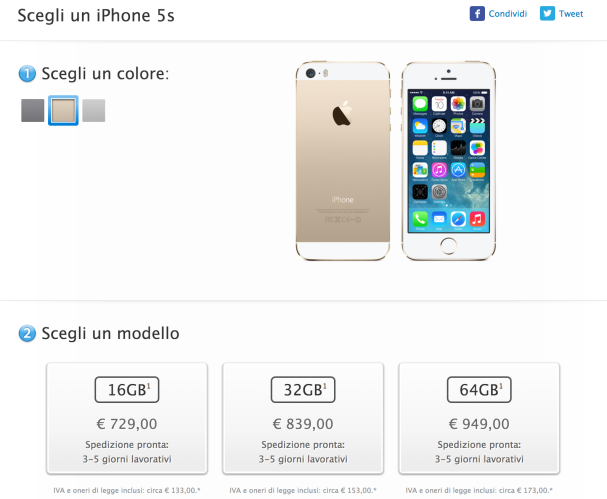 iPhone 5S - 3-5