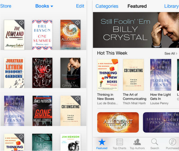 ibooks ios 7