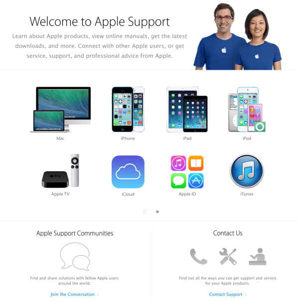 Apple support