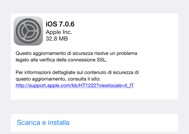 iOS 7.0.6