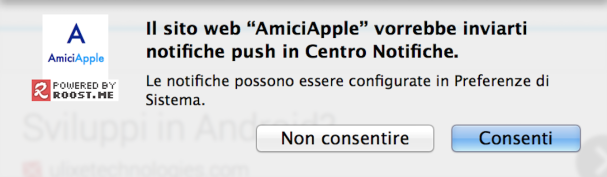 Pop-up OS X