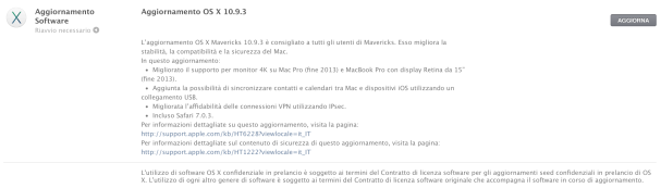 OS X Mavericks 10.9.3