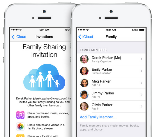 Famiglia iOS 8