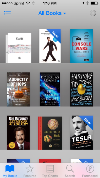 iBooks Design - Fonte: 9to5Mac