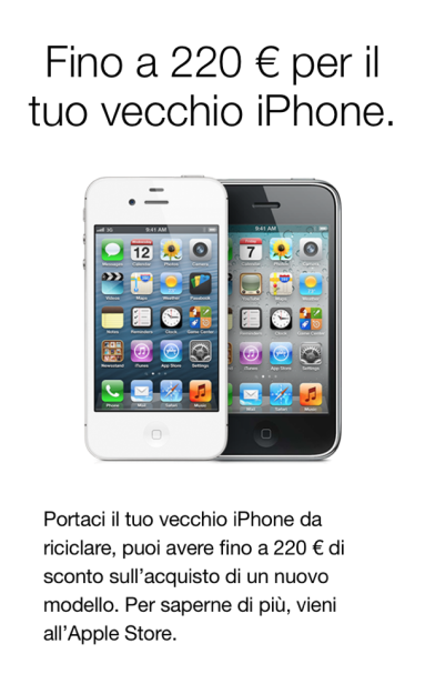iPhone trade-in Apple Italy