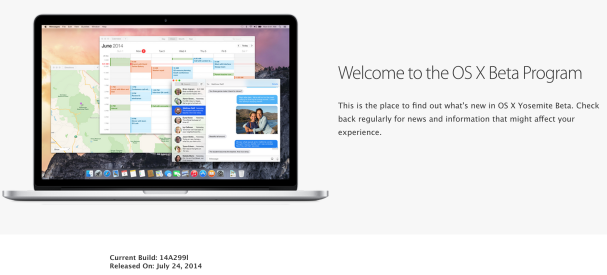 Yosemite public beta