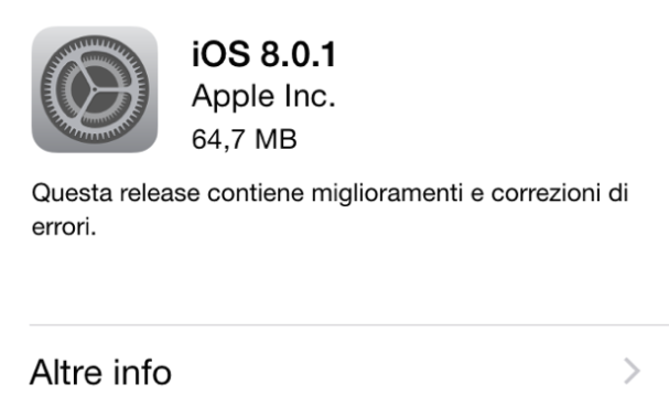 iOS 8.0.1