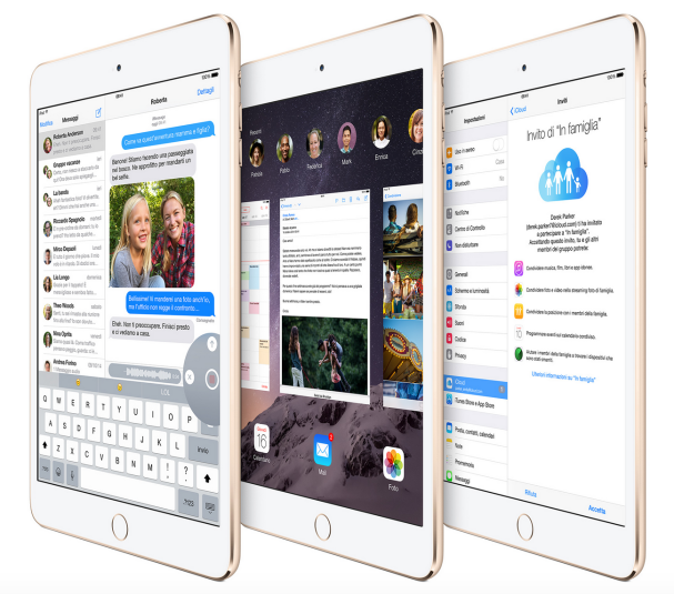 iOS 8 iPad mini 3