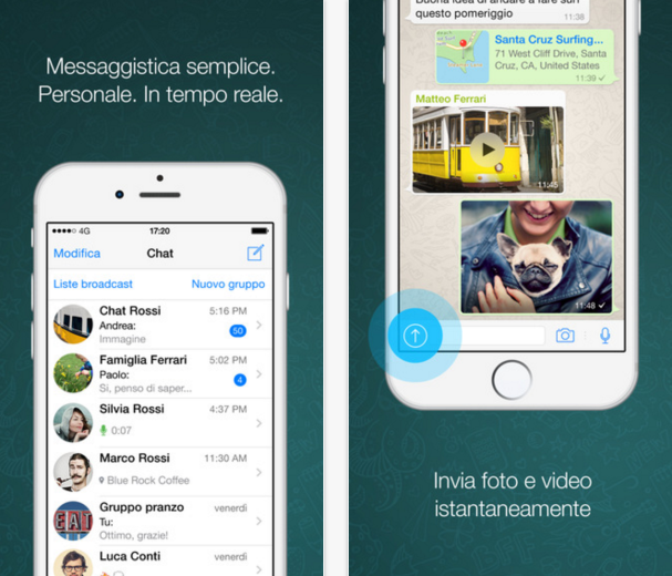 Abbonamenti Whatsapp 2016